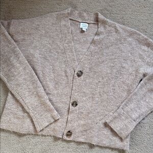 Peyton Jensen Cozy Beige Cardigan Sweater